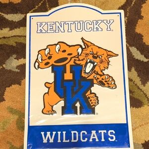 Kentucky Wildcats Wall Decor Sign - Blue and Orange